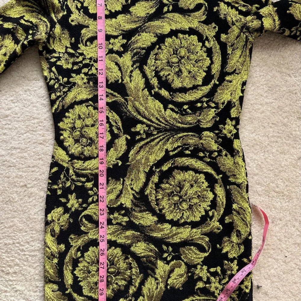 Versace Dress, IT42, Black and Gold - Picture 9 of 9